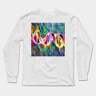 DNA Strand Artwork Long Sleeve T-Shirt